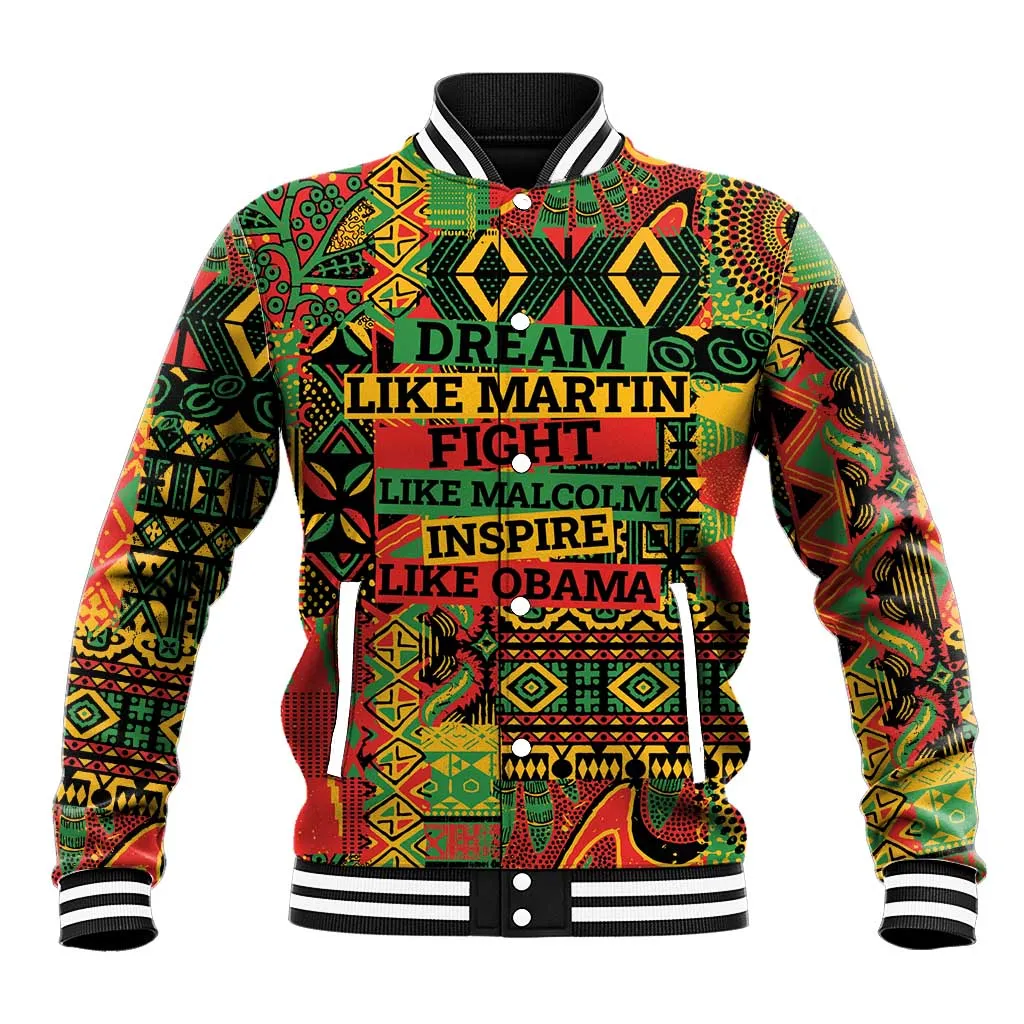Black History Black Month Dream Like Baseball Jacket LT9
