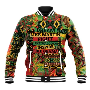 Black History Black Month Dream Like Baseball Jacket LT9