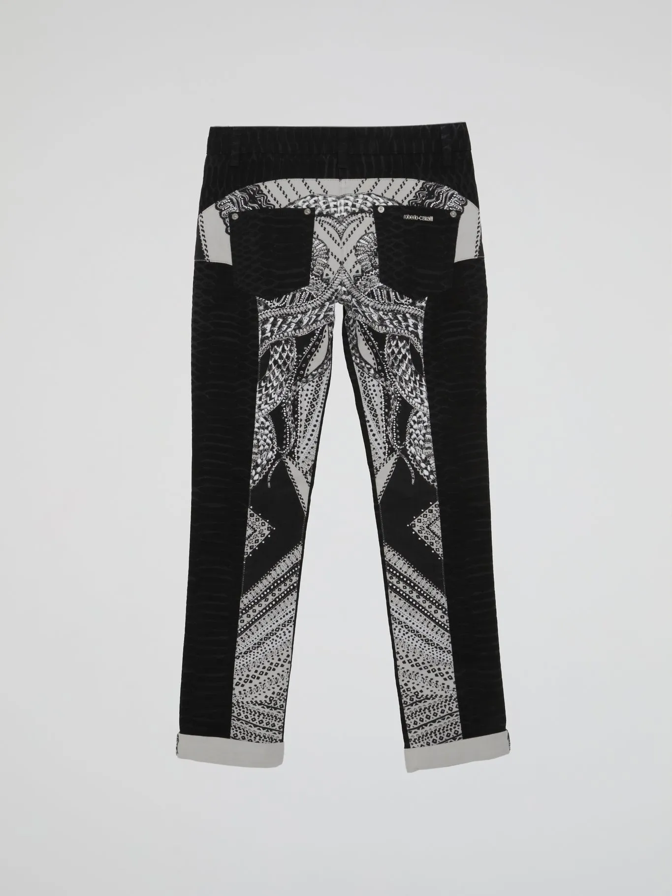 Black Reptilian Jeans