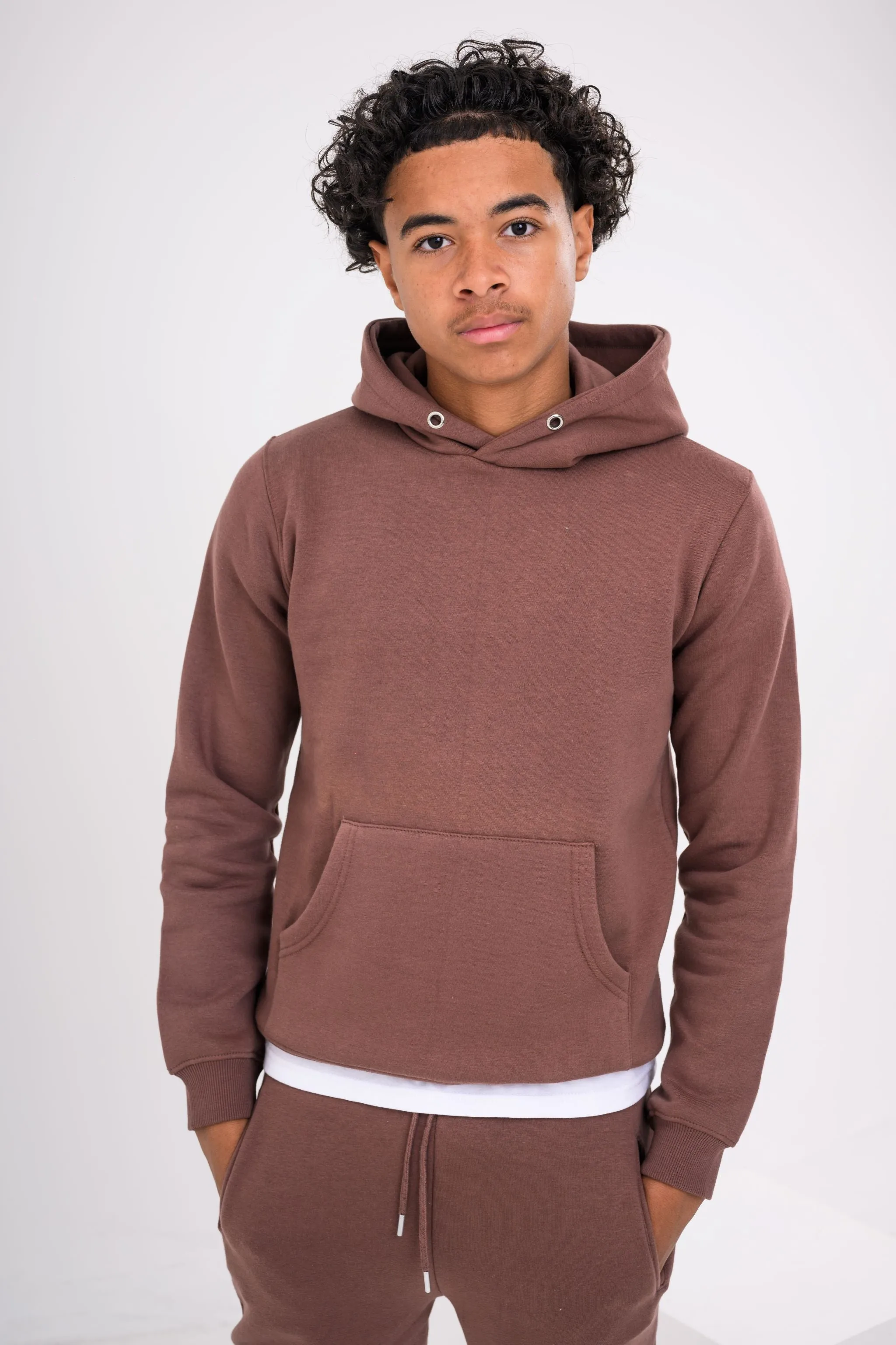 BLAIR BOYS HOODIE - CAPPUCCINO