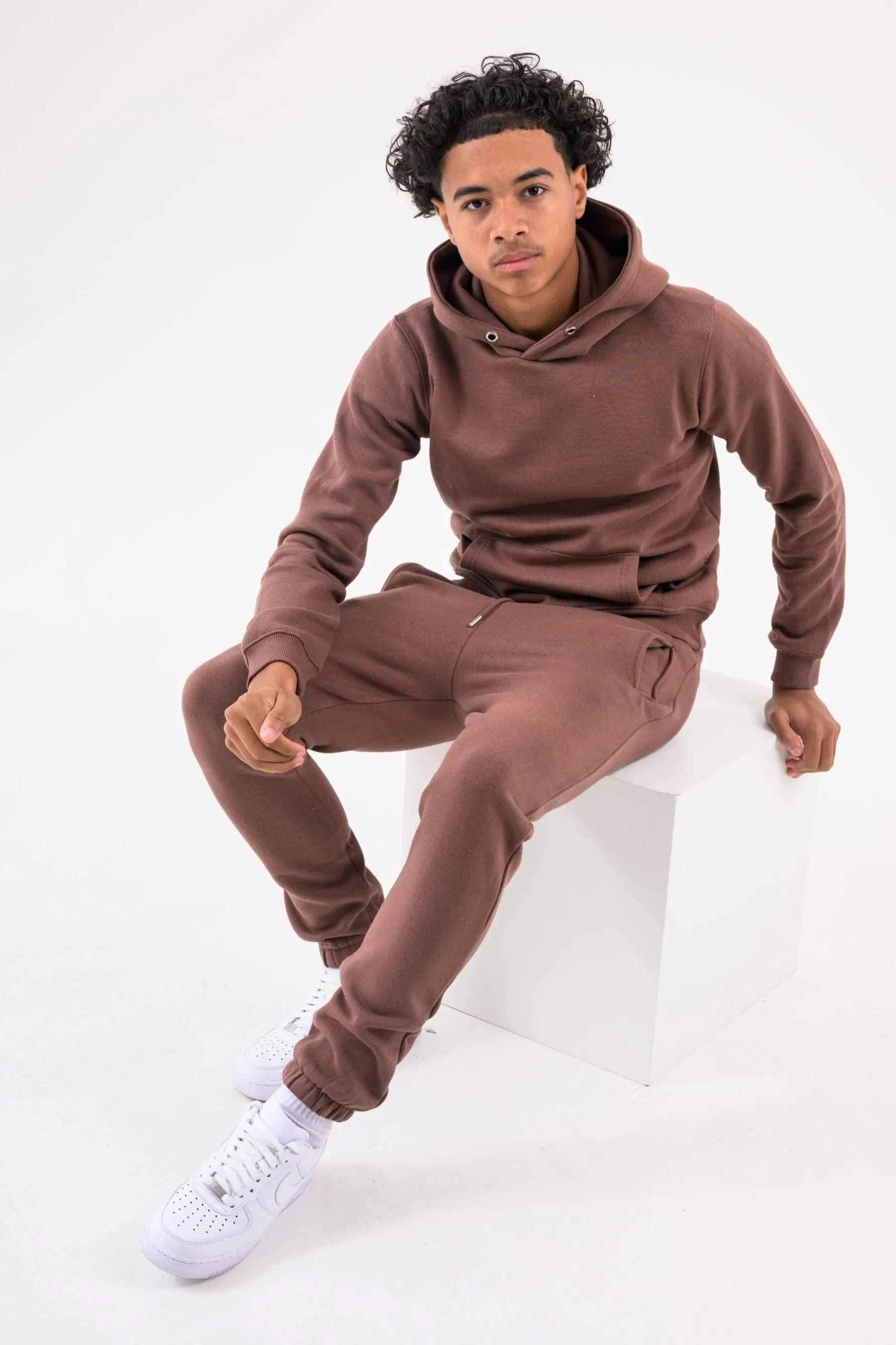 BLAIR BOYS HOODIE - CAPPUCCINO