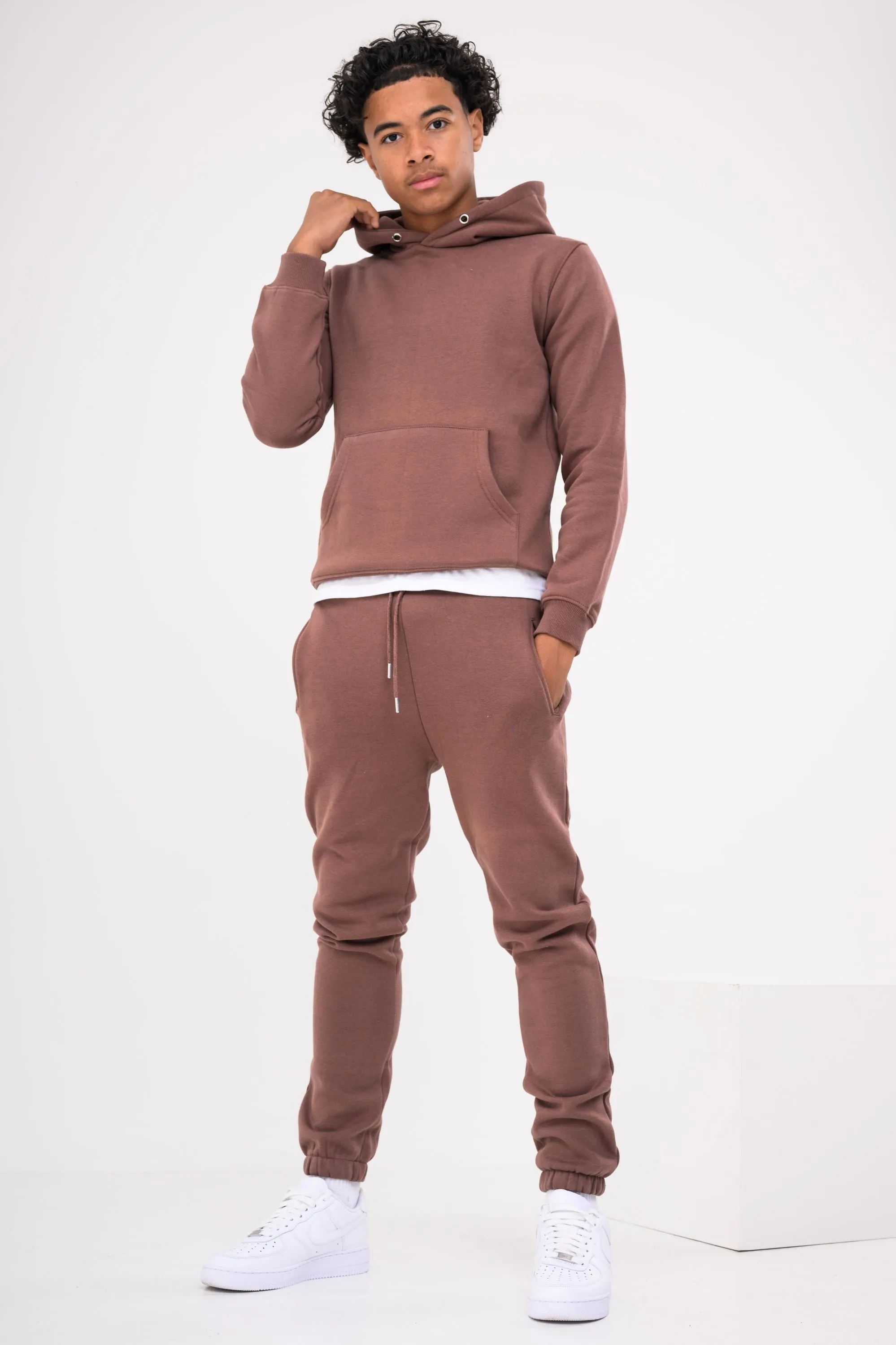 BLAIR BOYS HOODIE - CAPPUCCINO