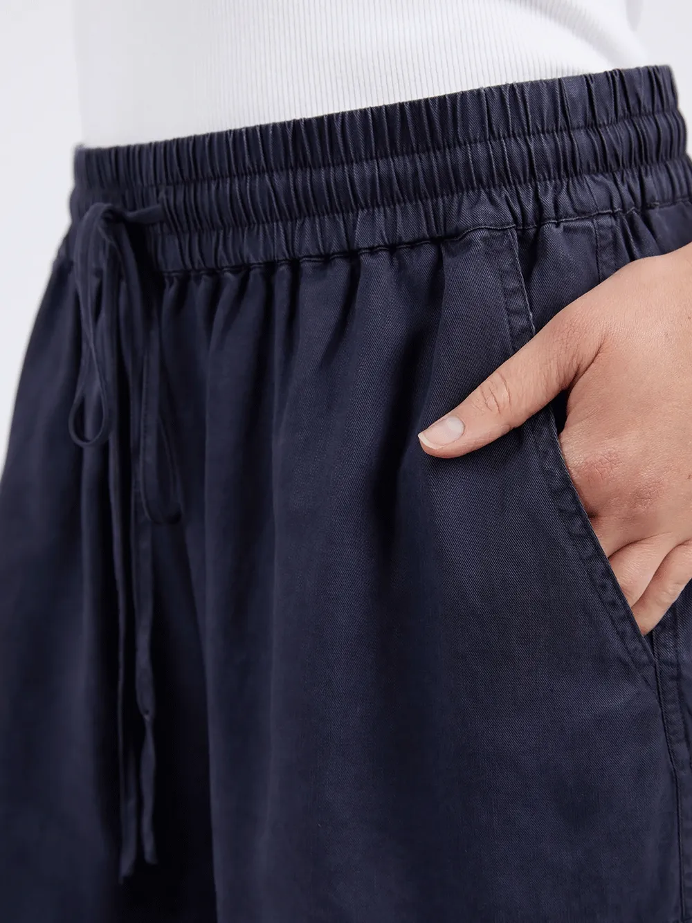 Bliss Washed Short - NAVY