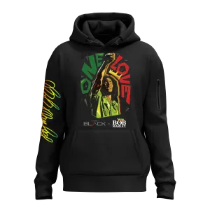 Bob Marley x Actively Black Performance Tech Hoodie