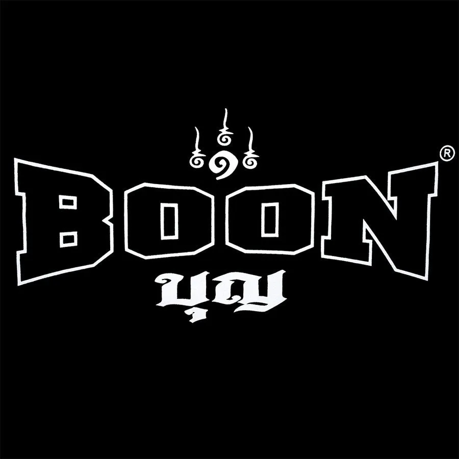 BOON MUAY THAI SHORTS - MT09 BLACK