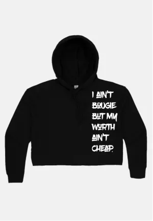 Bougie cropped hoodie