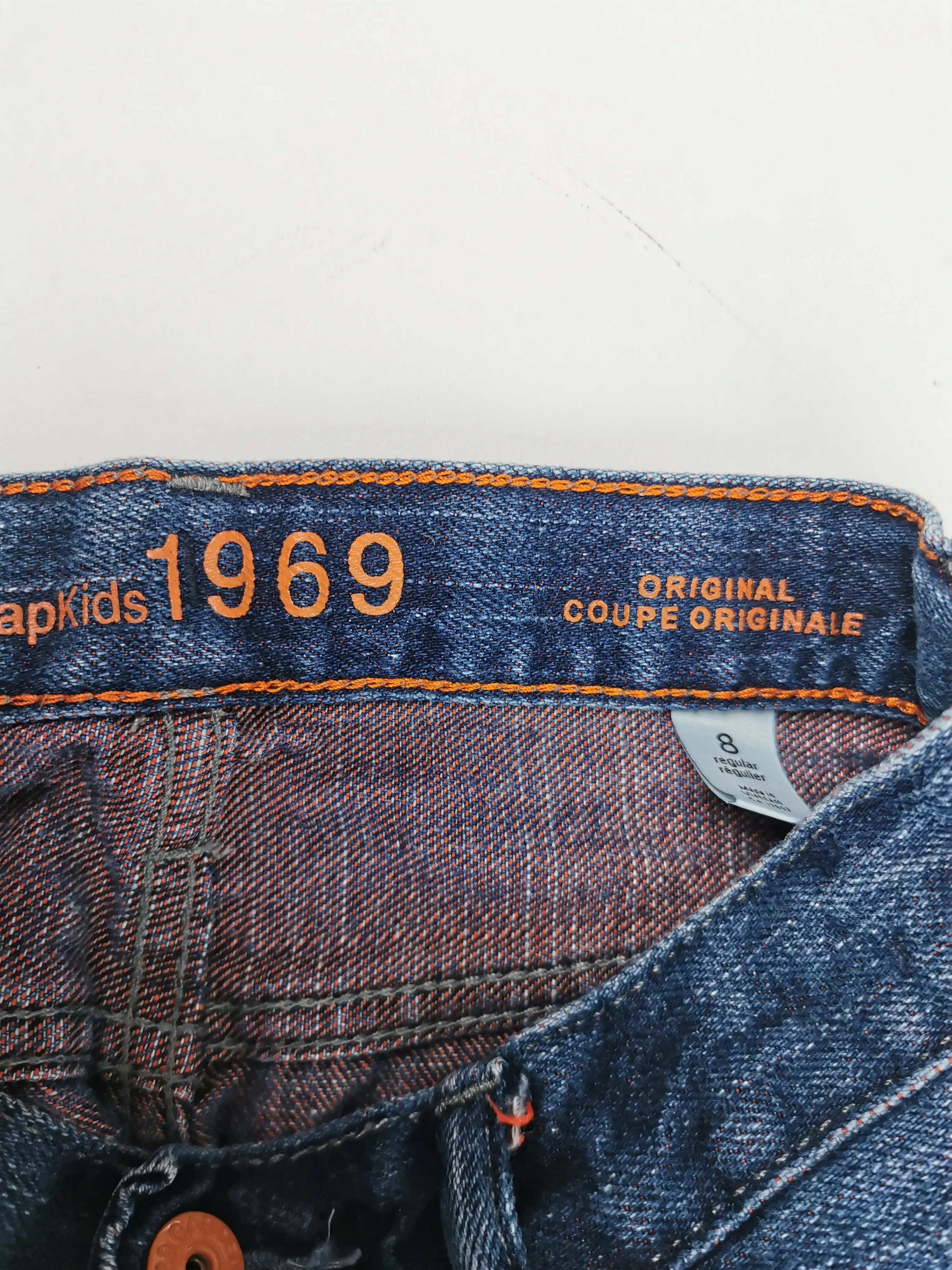 BOY SIZE 8 YEARS - GAP Kids, Original Straight Fit Jeans EUC B57