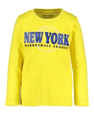 Boys Yellow Long Sleeved T Shirt