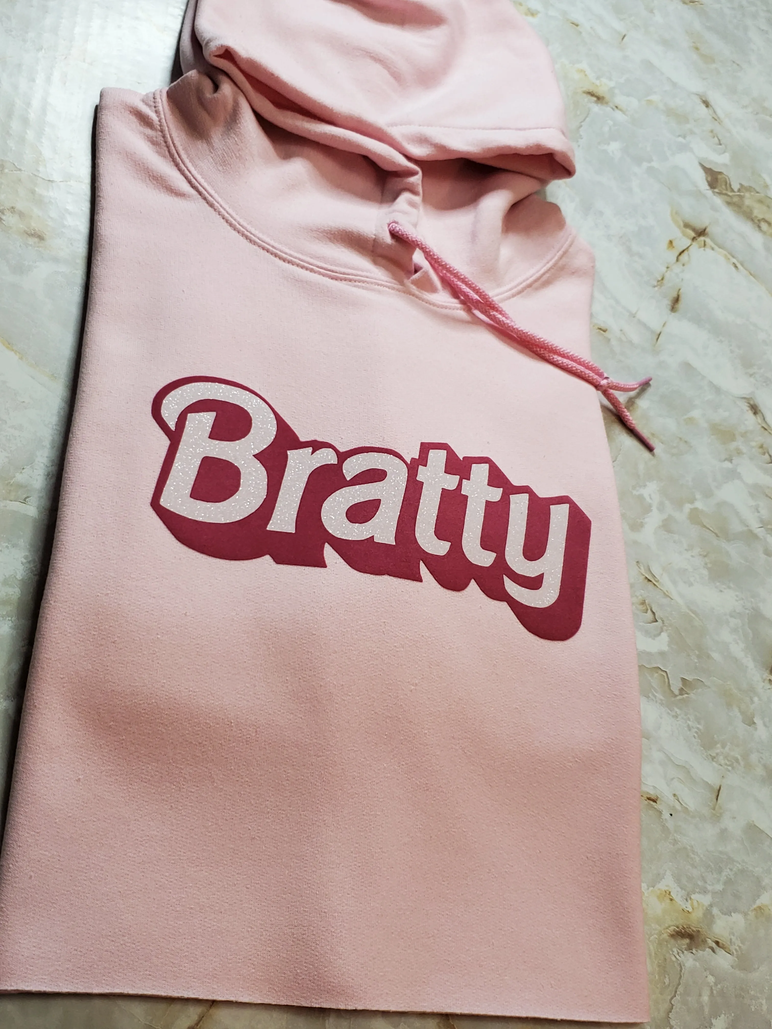Bratty Cropped Hoodie