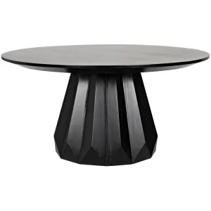 Brosche Dining Table, Hand Rubbed Black