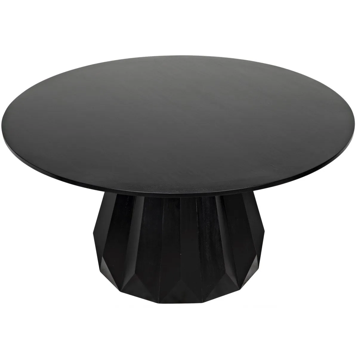 Brosche Dining Table, Hand Rubbed Black