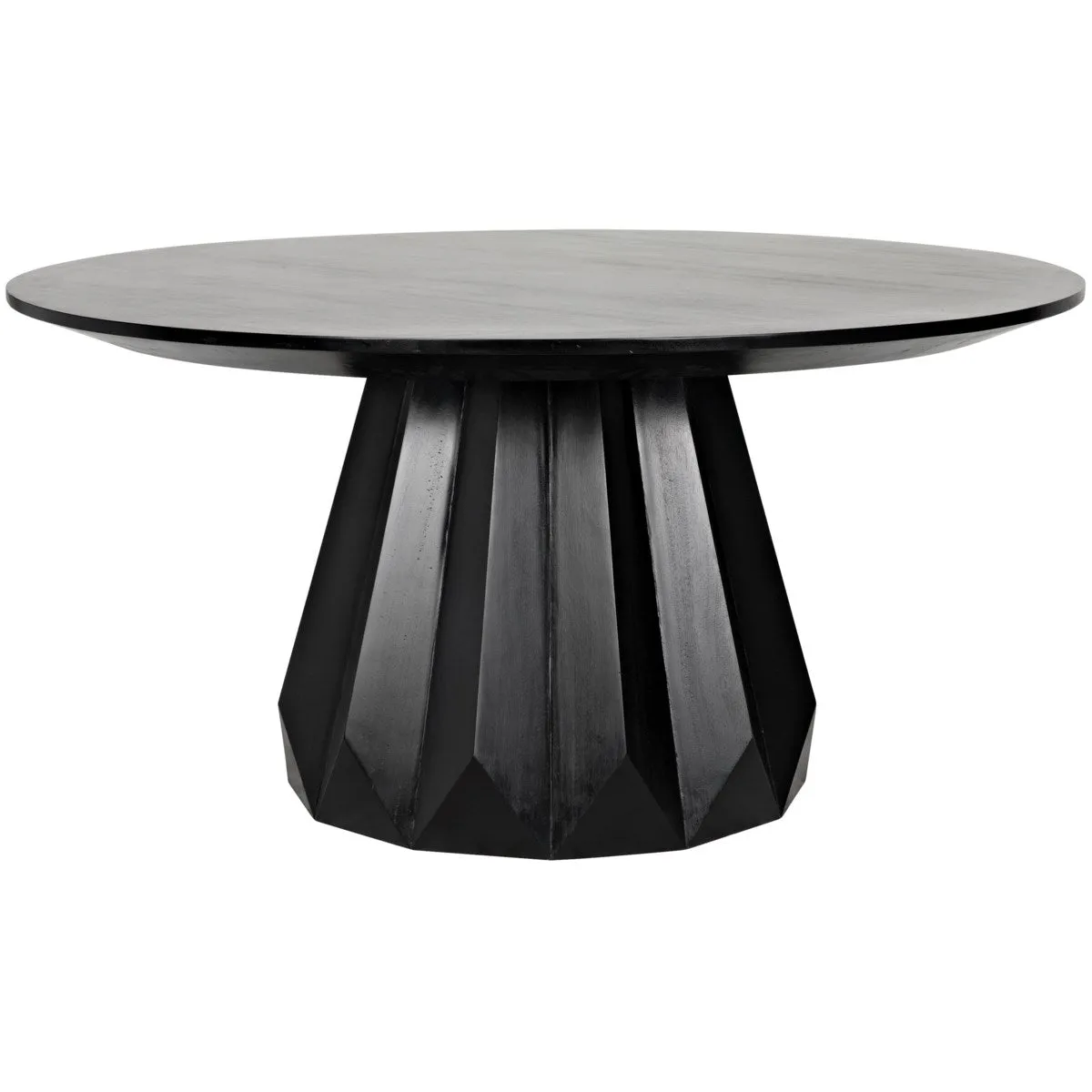 Brosche Dining Table, Hand Rubbed Black