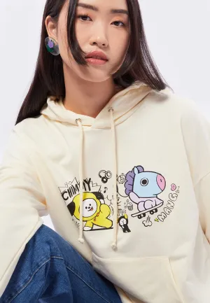 BT21 Oversized Graphic Hoodies
