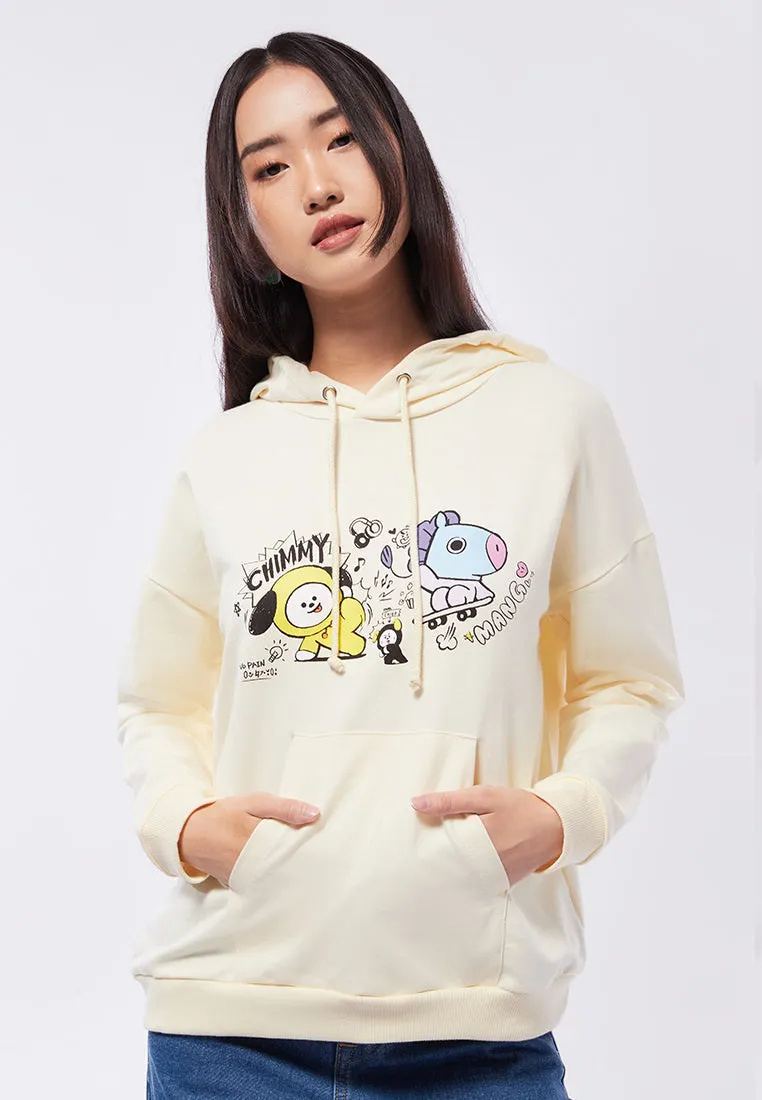 BT21 Oversized Graphic Hoodies