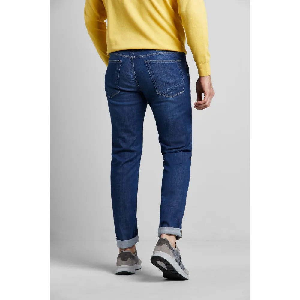 Bugatti Men's Jeans With a Distressed Wash Effect