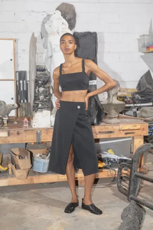 Bungee Strap Bralette - Black