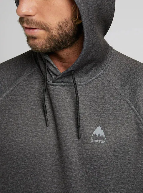 Burton Crown Weatherproof Pull Over Hoodie Mens Black Heather
