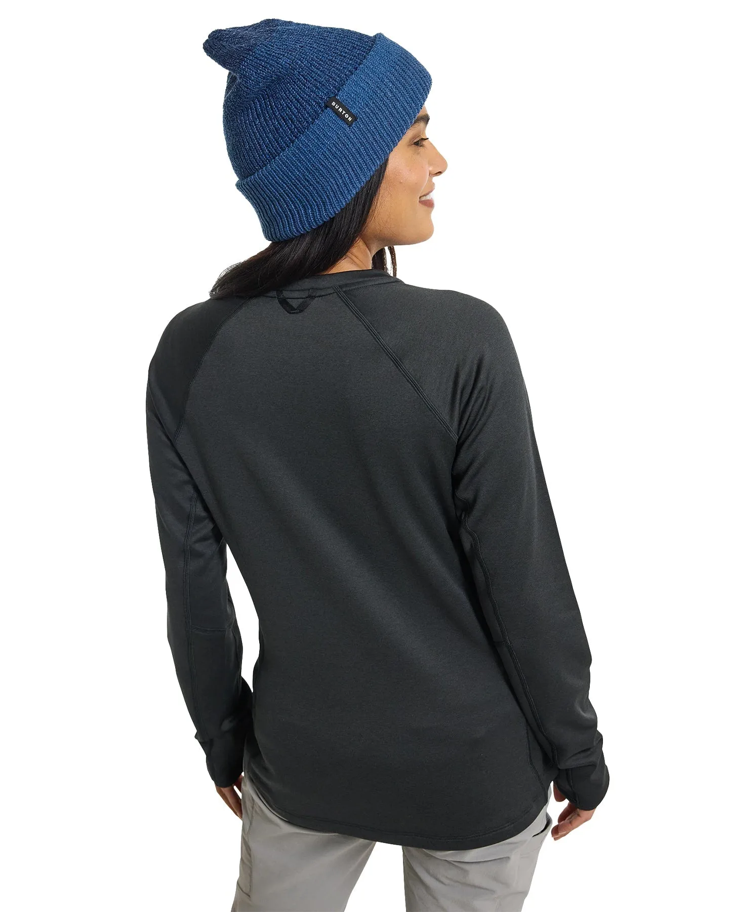 Burton Women's Stockrun Crewneck Fleece - True Black