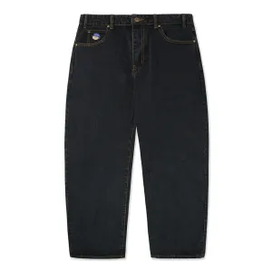 BUTTER GOODS SANTOSUOSSO DENIM JEANS - WASHED BLACK