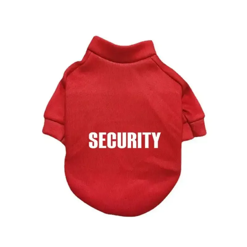 Canine Couture Security Typography Pet Jacket