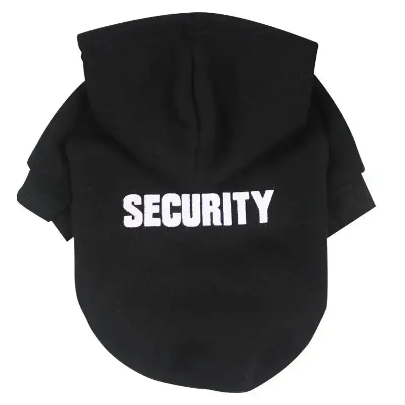 Canine Couture Security Typography Pet Jacket