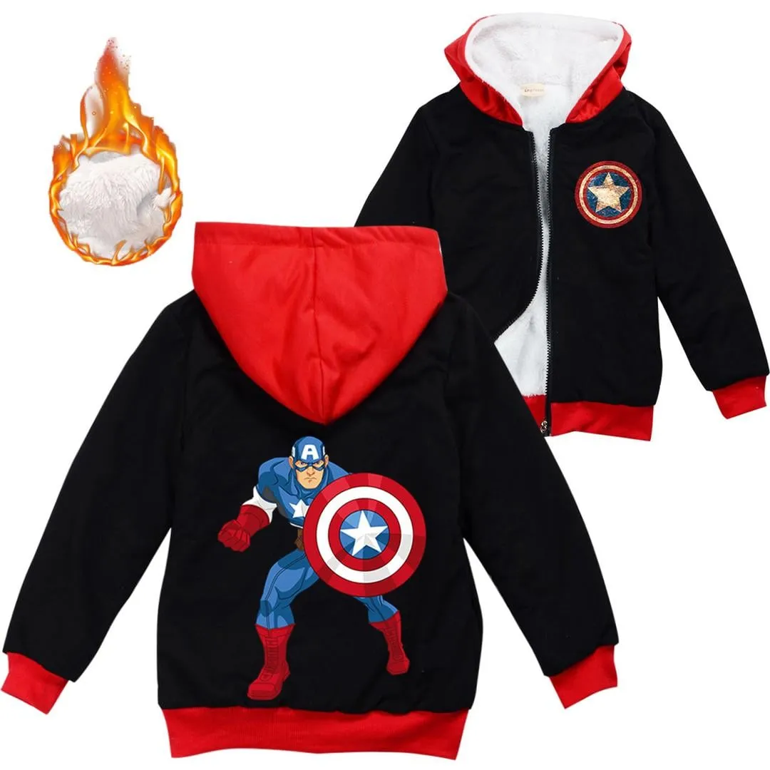 Captain America Kids Hoodies