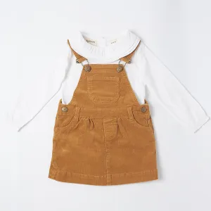 Caramel Corduroy Dress