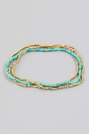Carlita Beaded Bracelet Set (2 Colors!)