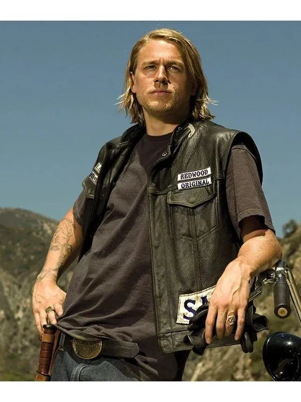 Charlie Hunnam SOA Leather Vest