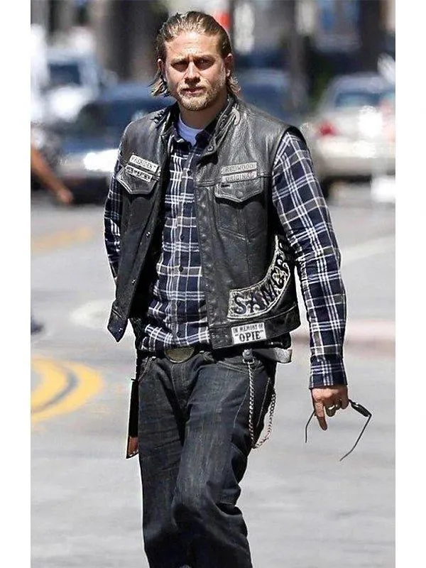 Charlie Hunnam SOA Leather Vest