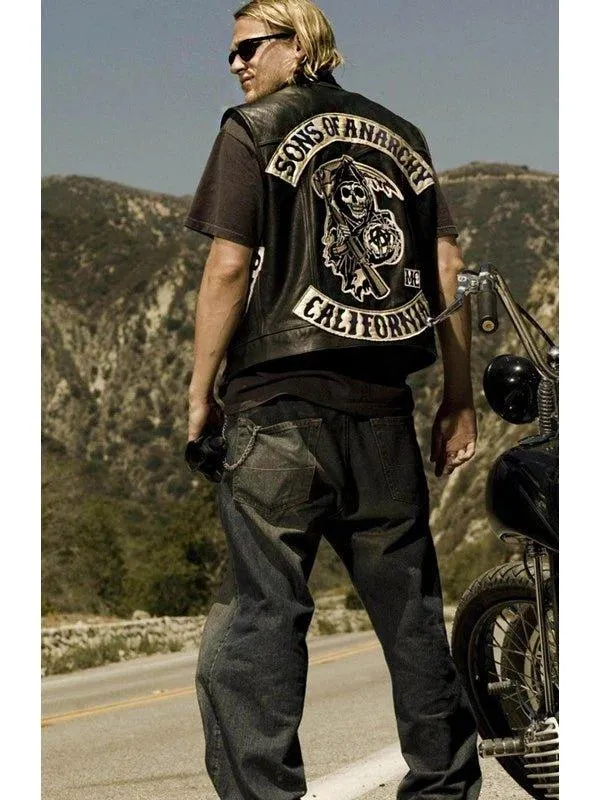 Charlie Hunnam SOA Leather Vest