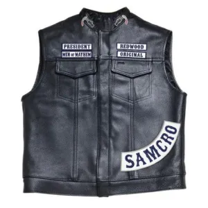 Charlie Hunnam SOA Leather Vest