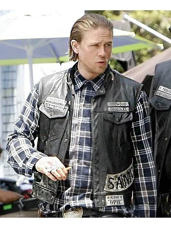 Charlie Hunnam SOA Leather Vest