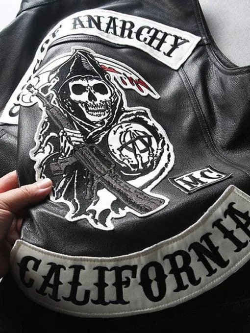 Charlie Hunnam SOA Leather Vest