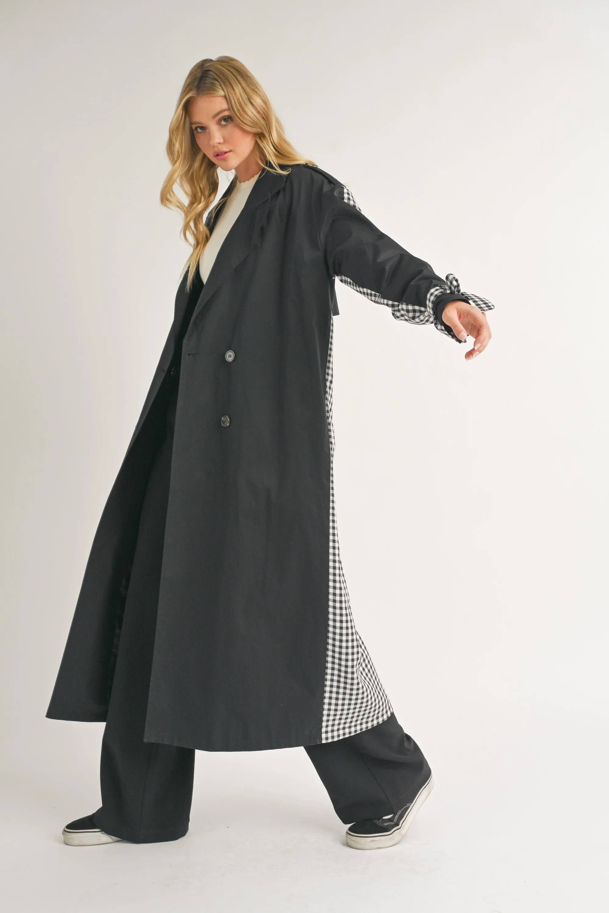CHECKERED OVERSIZED JACKET