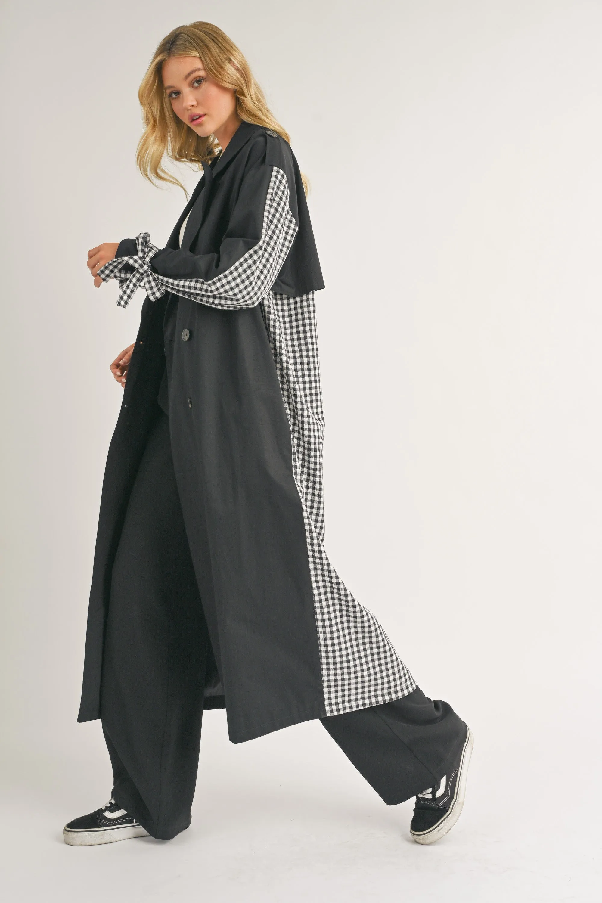 CHECKERED OVERSIZED JACKET