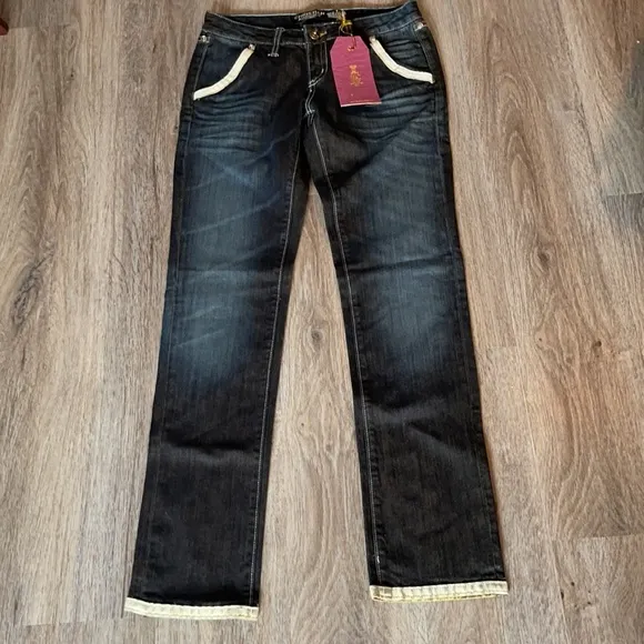 Christian Audigier Harrison Dagger Denim Jeans Size 26