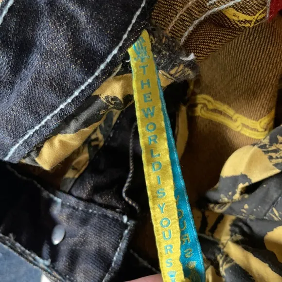 Christian Audigier Harrison Dagger Denim Jeans Size 26