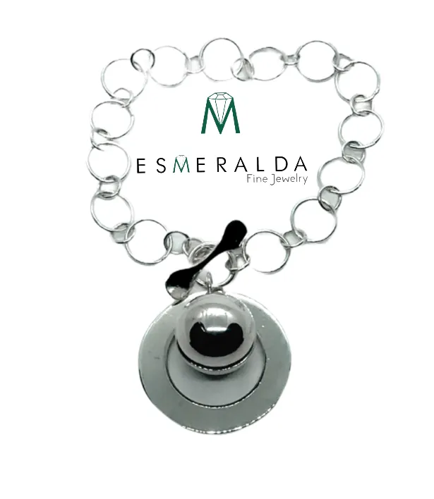 Circle Link Toggle Bracelet