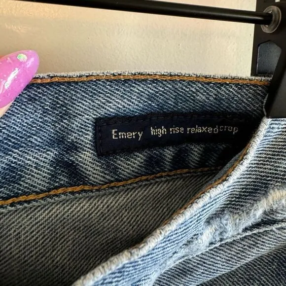Citizens of Humanity Emery High Rise Relaxed Crop Jeans Wistful