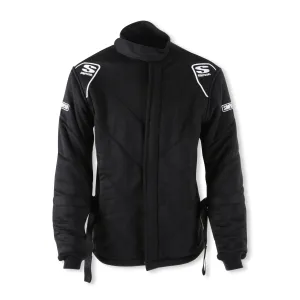 Classic SFI 5 Jacket w/ arm restraint Black - LGBlack - Large with arm restraints