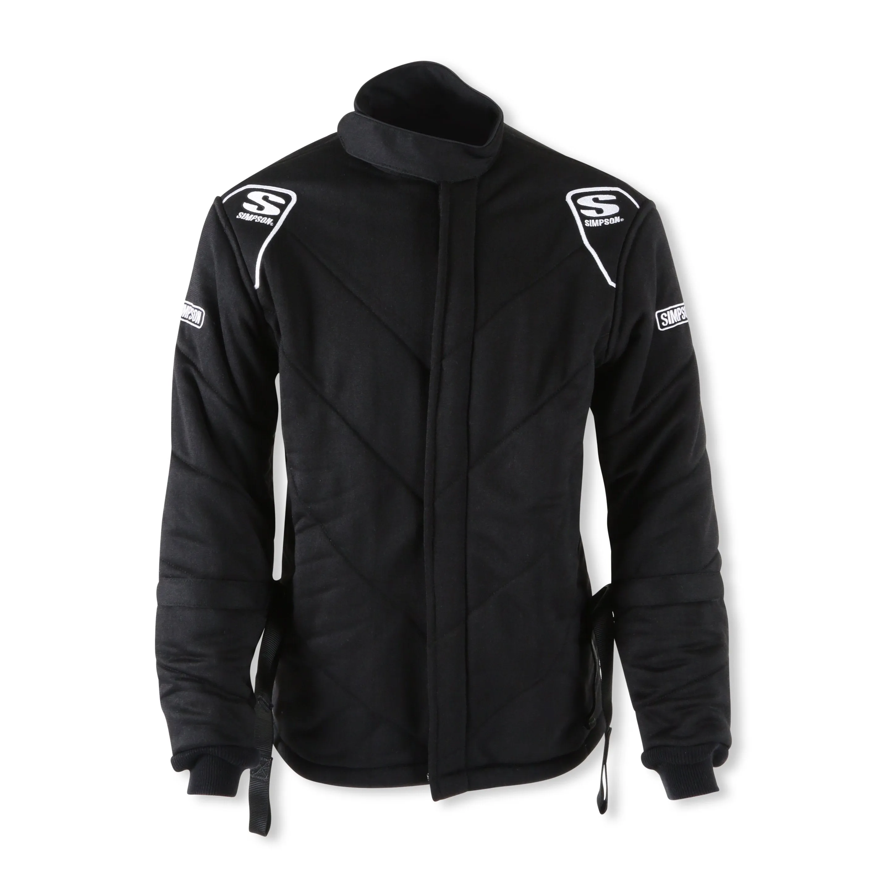 Classic SFI 5 Jacket w/ arm restraint Black - LGBlack - Large with arm restraints