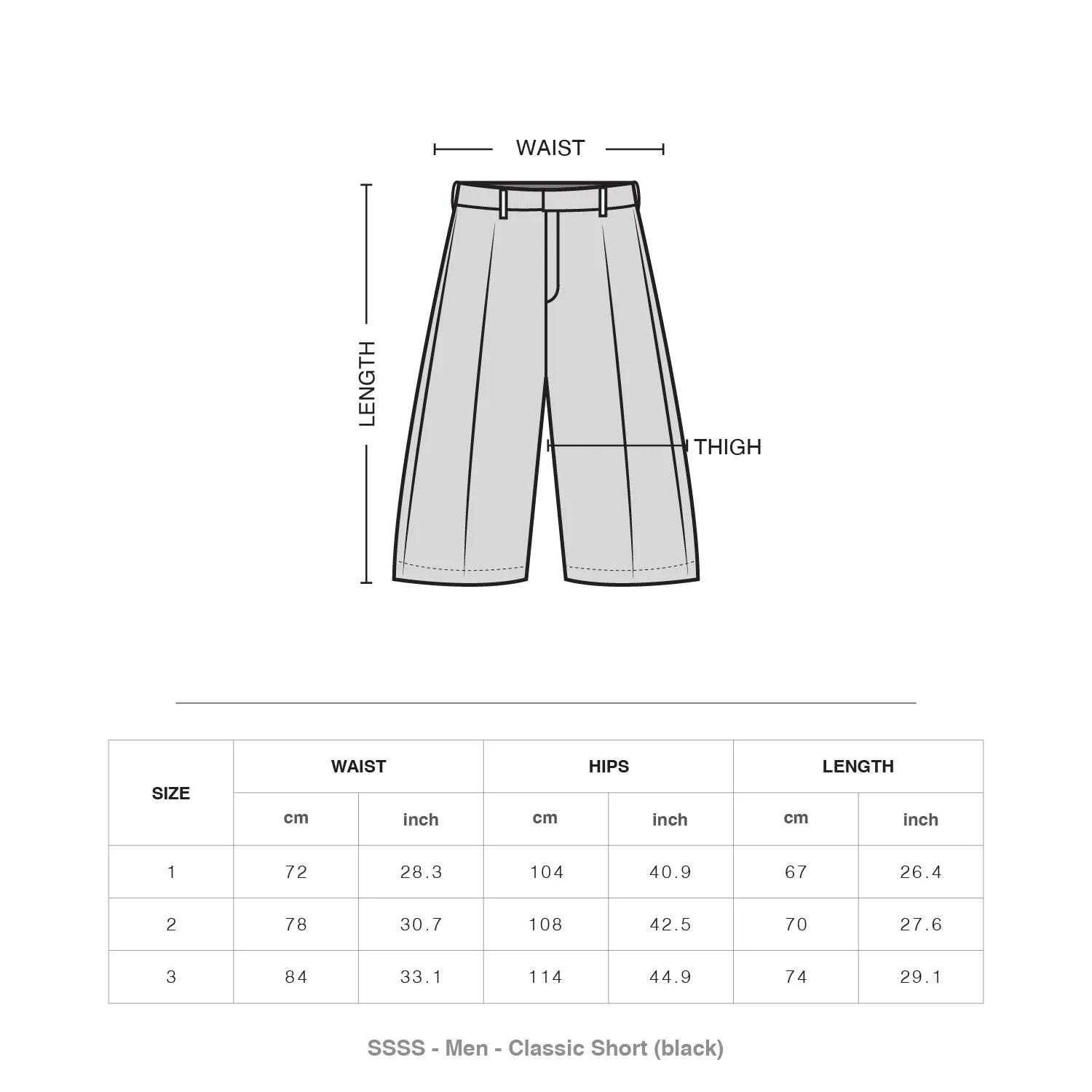 Classic Shorts (Black)