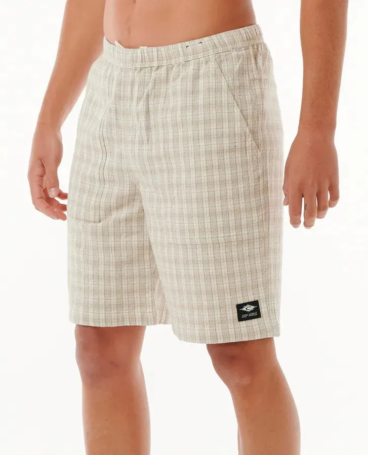 Classic Surf Check Walkshort - Bone