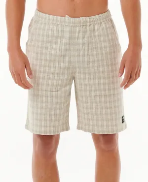 Classic Surf Check Walkshort - Bone