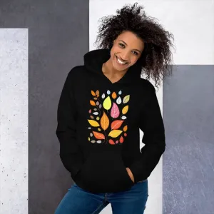 Colorful Leaves Unisex Hoodie for Vibrant Autumn Leaves