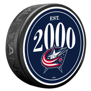 Columbus Blue Jackets Puck - Founding Year
