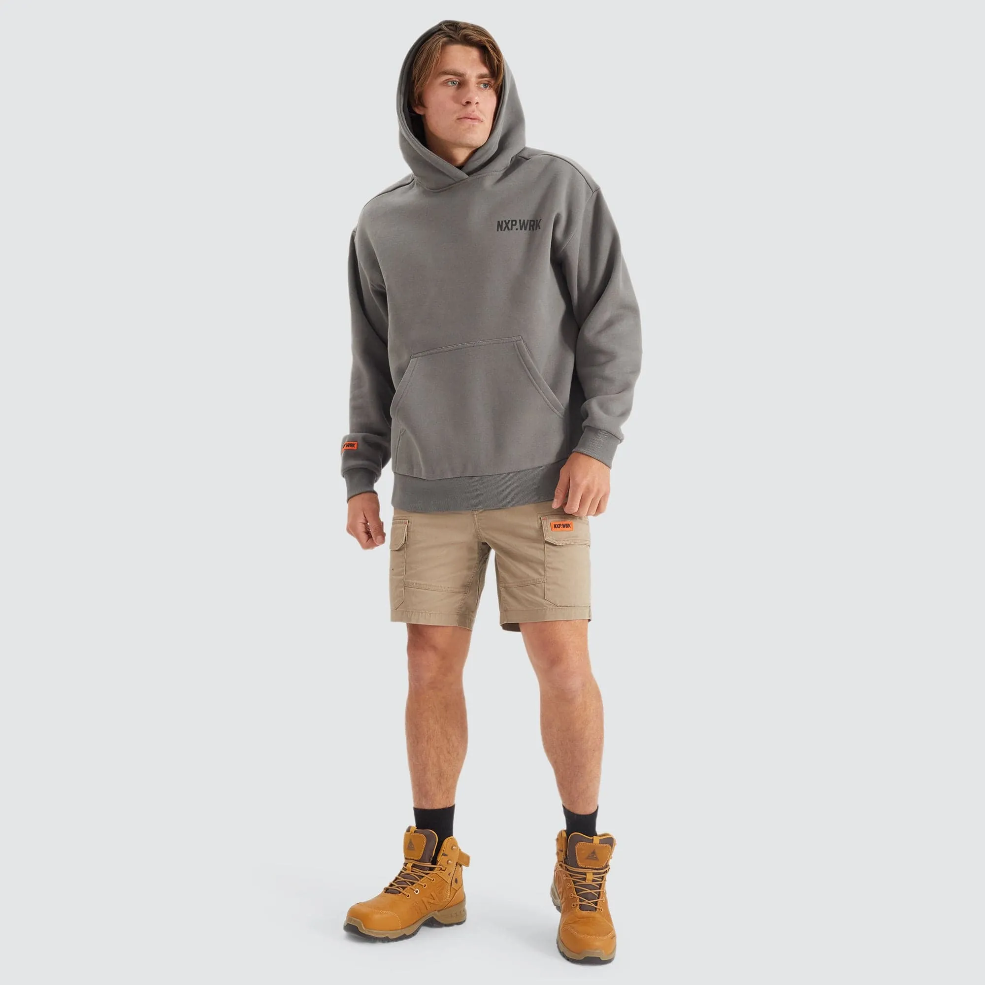 Concept Relaxed Fit Hoodie Charcoal