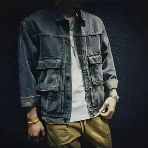 Cotton Gilroy Casual Denim Jacket