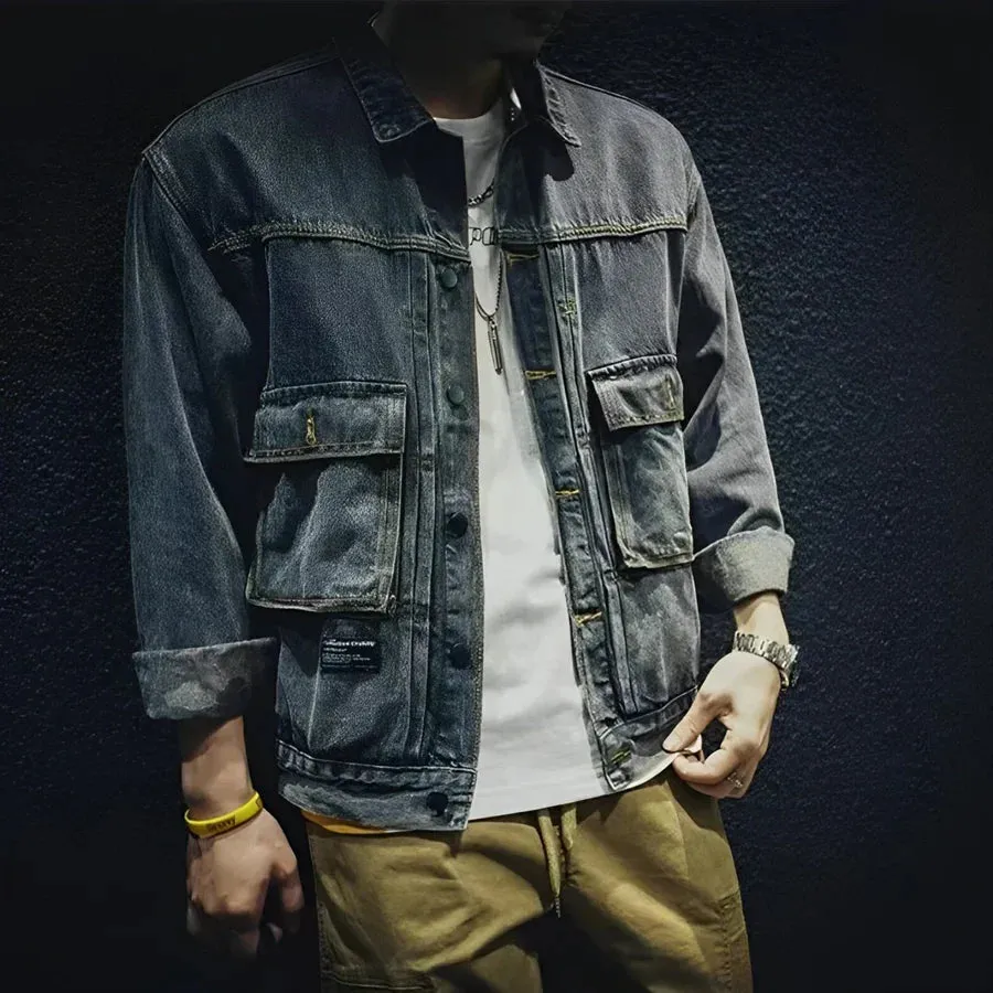 Cotton Gilroy Casual Denim Jacket